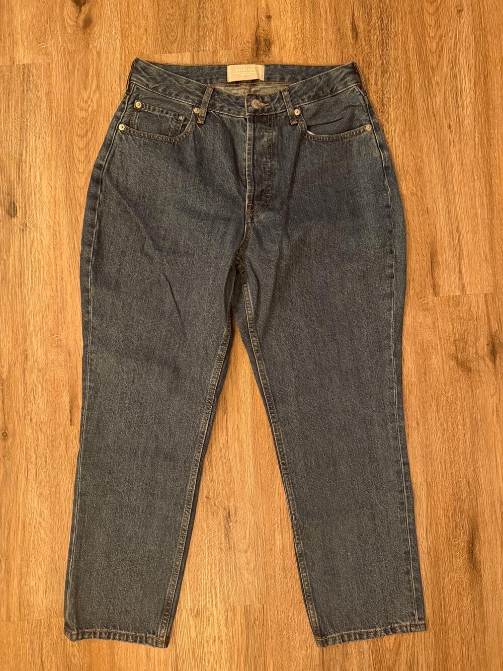 Everlane The Curvy 90’s Cheeky Straight Jeans Size 30 Crop